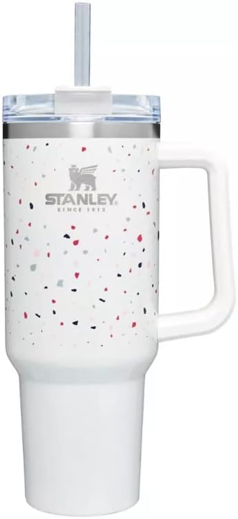 Stanley Adventure 40 oz de aço inoxidável Quencher Tumbler-Terrazzo Pearlescent