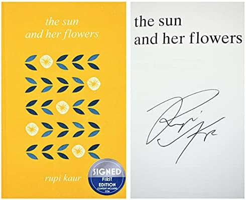 O sol e suas flores autografadas por Rupi Kaur