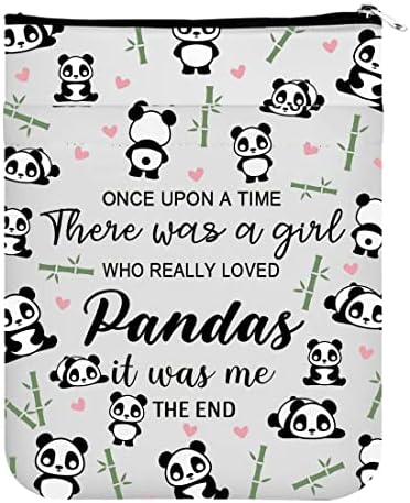 Maofaed Panda Gift Panda Book Sleeve Era uma vez que havia uma garota que realmente amava o presente de bookish panda para