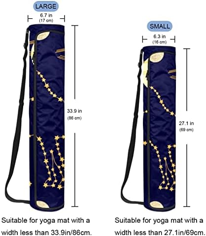 Bolsa de transportadora de tapete de ioga do céu noturno com alça de ombro de ioga bolsa de ginástica Bolsa de praia