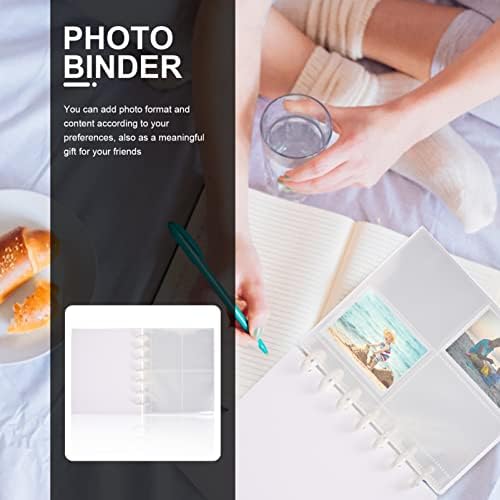 Stobok PhotoCard Binder titular para o álbum Film Star Nome doméstico Livro de casamento PhotoCard Family Picture Decorative Credit