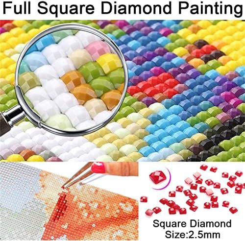 Kits de pintura de diamante para adultos/crianças 5d diam diamante tinta com quadrado quadrado de diamante de diamante de diamante