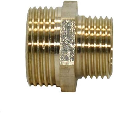 Acessórios de mangueira à prova de vazamento masculino de latão de 3/4 a 1/2 conexão de rosca macho conector de cobre