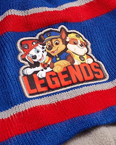 Nickelodeon Boys 'Winter Hat - 2 Pack Paw Patrol Pom Pom Beanie