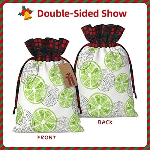 Bolsas de presente de cordão de Natal-água-água-de-água-de-búfalo Buffalo Bolsa Bolsa Favoras Favors