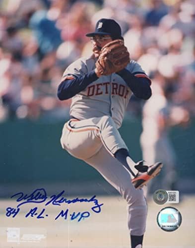 Willie Hernandez 84 AL MVP TIGERS LIMENTO SALA SALTADO 8X10 BECKETT BJ031223