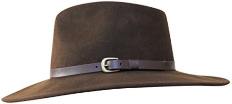 B&S Premium Lewis - largura Brim Fedora Chap