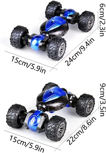 Carros de acrobacias de dublê RC de 360 ​​° de dupla face 2,4 GHz de alta velocidade de rotação de rotação rodo