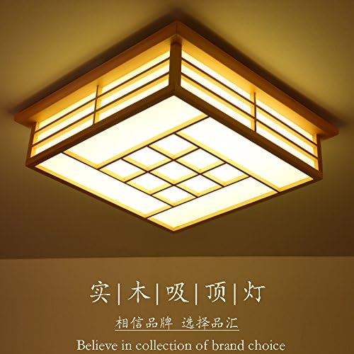 Cotclo -18 w estudar quarto de madeira leve lâmpada de teto lumin luminado de piso japonês, luz quente/luz quente