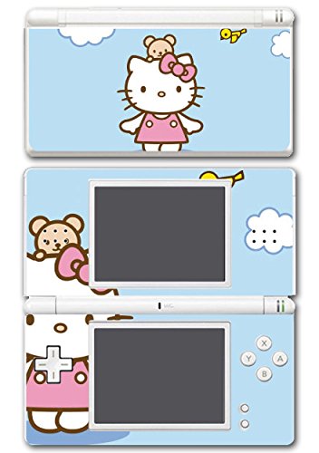 Hello Kitty Blue Sky Birds Teddy Bear Video Video Video Vinyl Decal Skin Stick Sticker para Nintendo DS Lite System