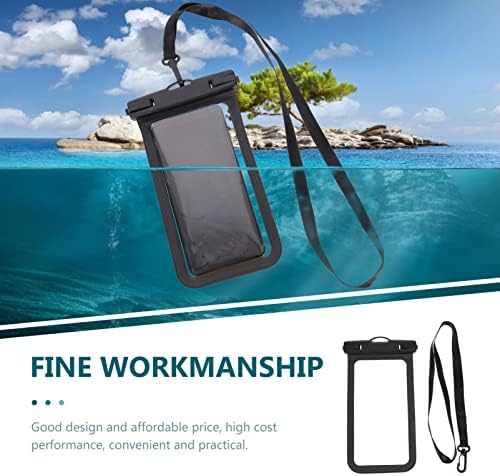 Galpada Clear Telefone Caixa Telefone Bolsa do celular da bolsa seca Caso subaquático portador de celular Gllowing Flutuating Case Bolsa de dinheiro para piscina de praia Organizador da bolsa de armazenamento