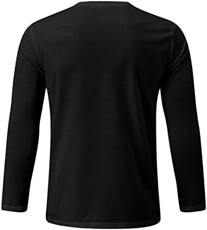 Masculino de moda imprimir esportes casuais fitness ao ar livre camiseta redonda de manga comprida Treino de manga longa