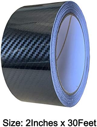 Kit de ferramenta livre lzlrun 5d de alto brilho fibra de fibra de carbono Tap para preto cromo de exclusão de janela