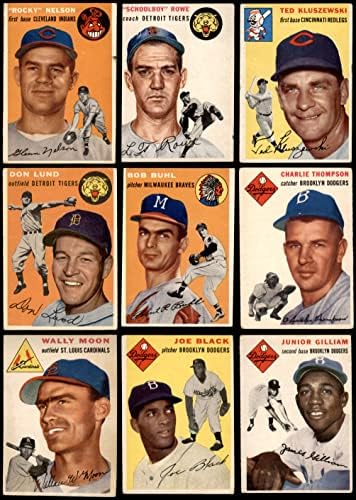 1954 Topps beisebol próximo ao conjunto completo GD+