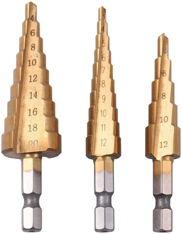 Luvuokye Steel Bits Bits Spiral Fluted Stop Drill Métrica