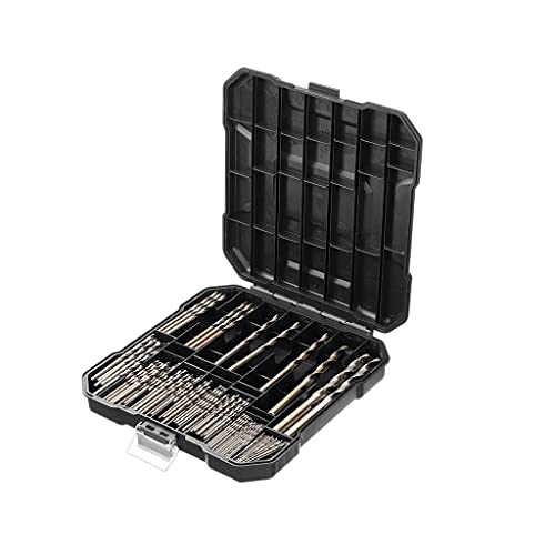 Sdfgh 99pcs 1,5-10 mm de comprimento de broca de cobalto conjunto de brocas de perfuração para perfuração de metal de madeira