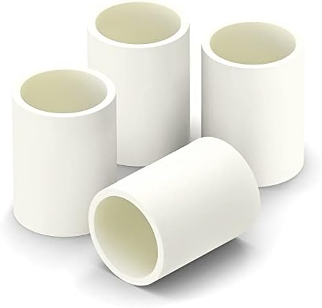 Gasher 4pcs PVC Pipe Pitting 1-1/2 PVC Coupling Móveis Tubo de soquete de grau de grau de soquete