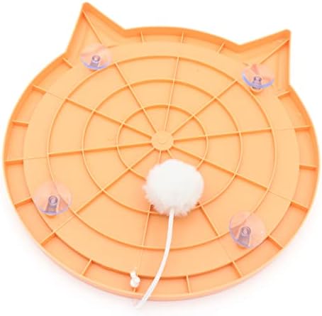 Hrrive Cat Scrtanding Post Tapete com copo de sucção, Cat Natiral Sisal Scratcher Pad para Móveis para Casa Proteção ， 11,81 polegadas