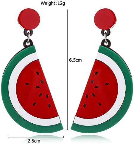 GMILNIONS FRUTOS ACRILICOS DE ACRILOS BRIINCOS DE DOPA BRIITOS Adorável Limão Limão Longo Brincos Longos Para Mulheres