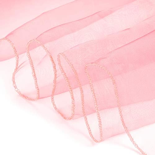 Lann's Linens Organza Wedble Mendelay - Topper de toalha de mesa