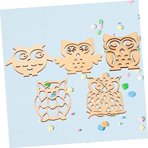 Bestoyard 20pcs Ornamento artesanato enfeites de madeira criam fatias de madeira pedaços de madeira lascas de madeira decoração de madeira bebê decore graffiti bambu madeira pendurada ornamento fatias de folheados