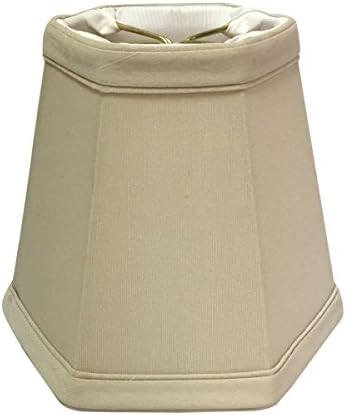 Royal Designs, Inc. Clipe de Bell Hexagon no lustre CS-715BG, bege, 3 x 5 x 4,5