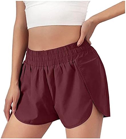 Calça atlética calça treino de cintura elástica feminina bolsões de corrida calças shorts atléticos femininos com bolsos