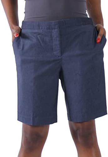 Kelly Klark Shorts de golfe feminino, 9 “Stretch Casual Elegant Bermuda Shorts com bolsos