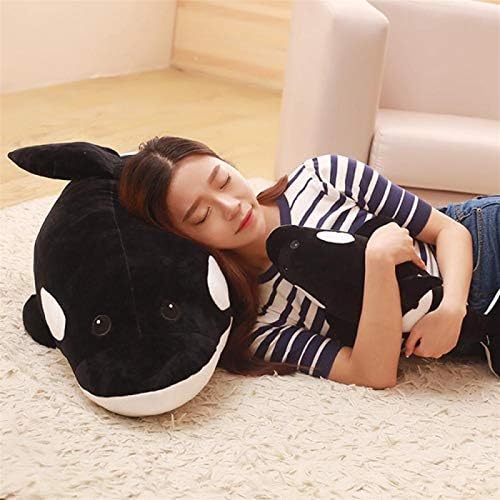 Brinquedos de pelúcia de Miquinggo para bebês Big Killer Whale Doll Pillow Whale Whale