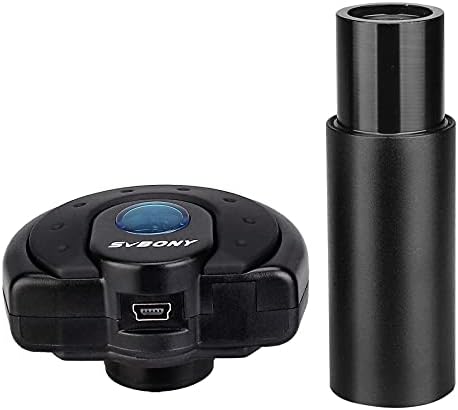 Câmera digital de microscópio SVBony SV189, 1,3 milhão de acessórios de microscópio USB2.0 pixels, adequado para fotografia