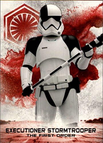 2018 Topps Star Wars The Last Jedi Série 2 Soldados da primeira ordem #FO-4 Executioner Stormtrooper Collectible Movie