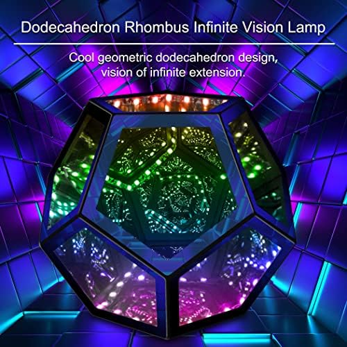 Infinito Dodecaedro Luz de Jogos, Cool RGBW Led de mesa LED LUDRO DE TANHE