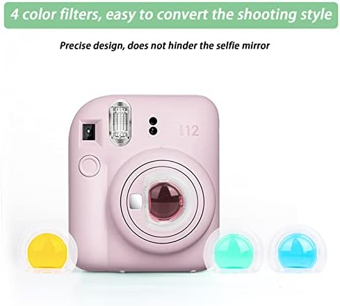 Mini 12 Câmera 4 Cores Filter Filters Filters Especial Efeito Especial Espelho Compatível com Fujifilm Instax Mini