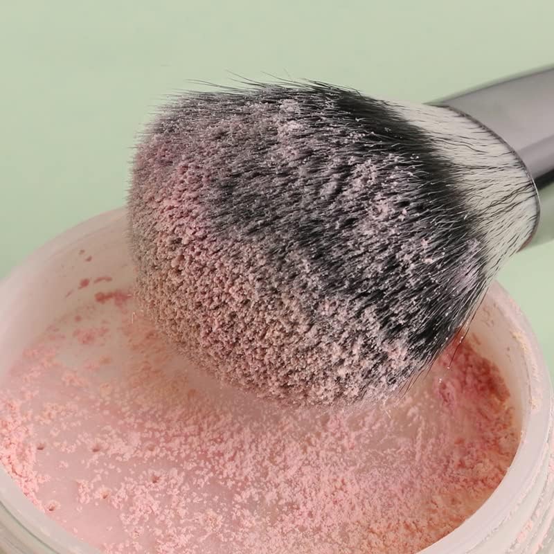 Pincel de maquiagem de Walnuta 10 PCs com Bolsa de Bag Powder Foundation Eyeshadow Lip Eyeliner blush Blush Face Makeup Brusfs Tools