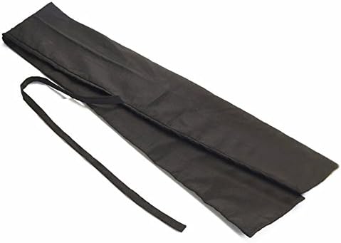 135 cm de bolsa de espada samurai japonesa preta de katana pura