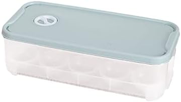 Porte 10 Organizador de caixa de caixa Recipiente de recipiente de refrigerador Grades de plástico Cozinha de armazenamento