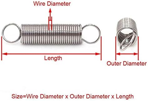 ZhengGuifang Solid 10pcs 304 Aço inoxidável Dual Gancho duplo TENSÃO ACESSORES DE HARDWARE DE MENHAÇÃO