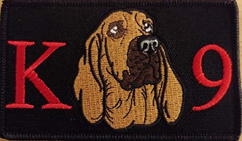 K-9 Bloodhound Service Dog Patch com fixador de marcas Hook & Loop Moral Tactical