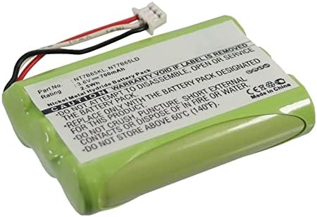 Synergy Digital Cordless Phone Battery, compatível com Polycom Kirk 3040 sem fio, Ultra High Capacidade, Substituição