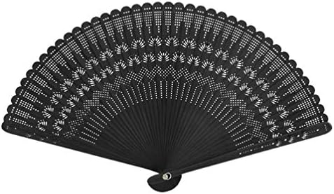 Veemoon Dobing Hand Fan, Fã dobrável de fãs chineses Bamboo OpenWork Fan Dance Classic Handheld Fãs para decoração de casamento,