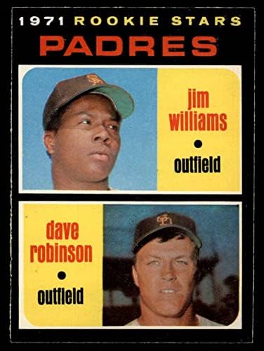 1971 O-Pee-Chee 262 Padres Rookies Dave Robinson/Jim Williams San Diego Padres NM/MT Padres