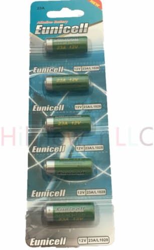 Hillflower 50 peças 23A A23 MN21 GP23 23 23AE CARTA 0% Mercúrio 0% Hg 12V Alcalina Premium Bateria