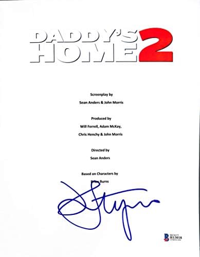 John Lithgow Authentic assinou a capa de script de filme 2 do Daddy Bas #H13018