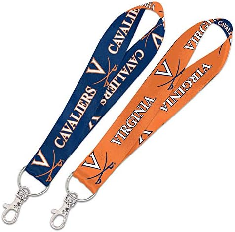 UNIVERSIDADE NCAA VIRGINIA CAVALIERS 1 polegada Chave de chaves, anel de metal