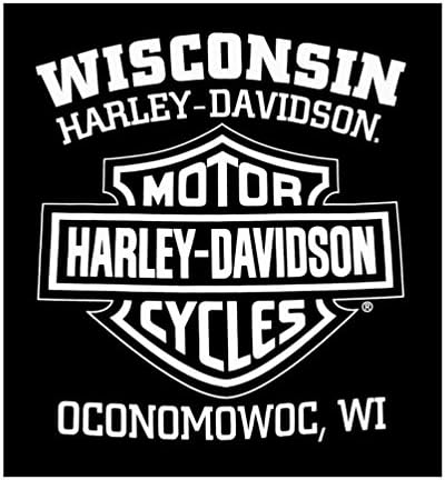 Camisa masculina da Harley-Davidson, Mão feita à mão Willie G Skull Manga longa 30294032