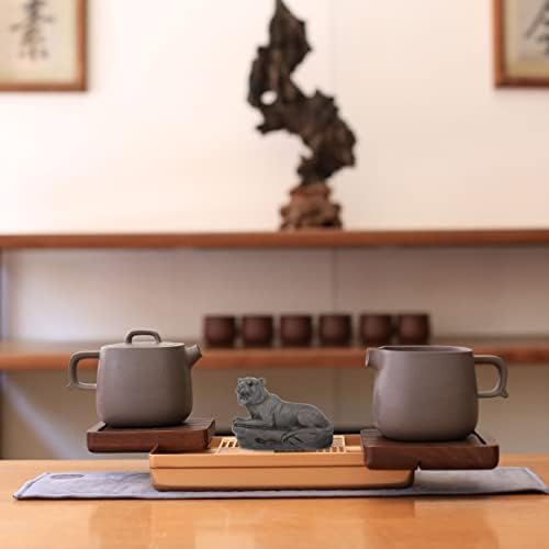Hanabass Tea Pets Tea Pets Tea Pets Kung Fu Tea Purple Clay chá Fengshui Escultura de estatueta Pequeno chá de chá de chá