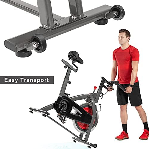 Bicicletas de bicicleta de treino, bicicleta de ciclismo interno de acionamento de cinto, guidão e assento ajustáveis ​​de