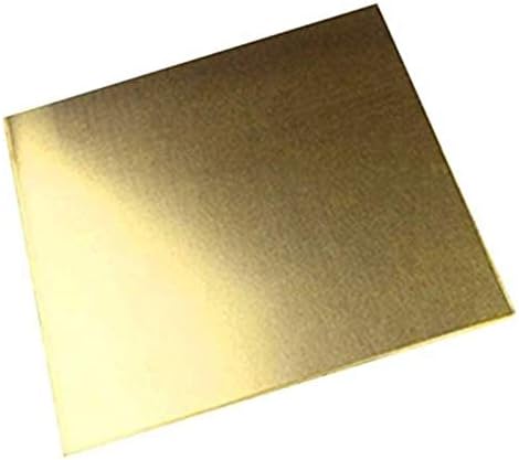 Lucknight Copper Foil Placa de cobre Placa de papel alumínio com tesão, espessura de 0,5 mm de placa de latão