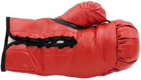 Mike Tyson assinou uma luva de boxe em tamanho real e Everlast Red - luvas de boxe autografadas