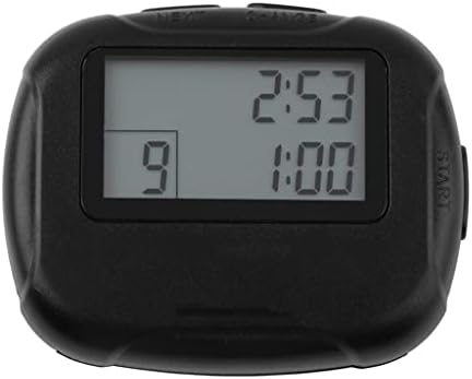 ZMDSY Timer Sports Sports Boxing Yoga Stopwatch Black Chronógrafo Eletronic